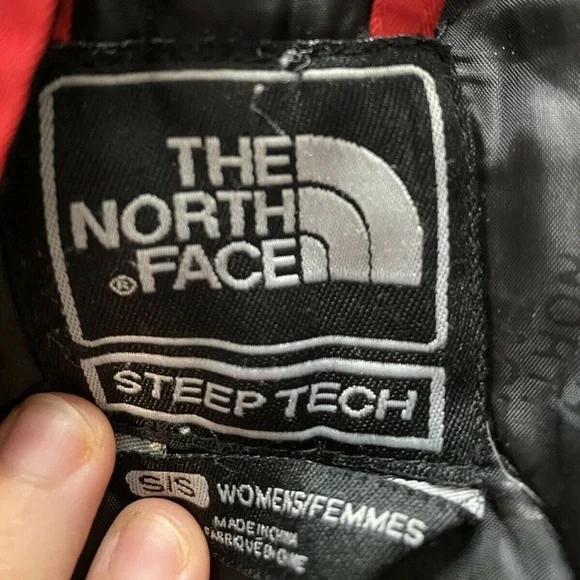 North Face Steep Tech Red Jacket Size Small - Picture 4 of 5